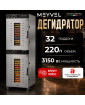 Дегидратор Meyvel MDH32-1S2 (Нержавеющая Сталь)