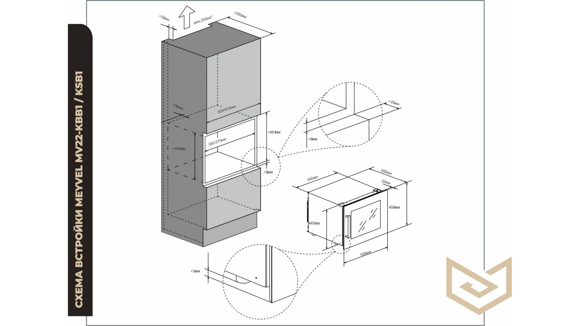 Винный шкаф Meyvel MV22-KBB1 купить в Москве по доступной цене - Лимарс-Р